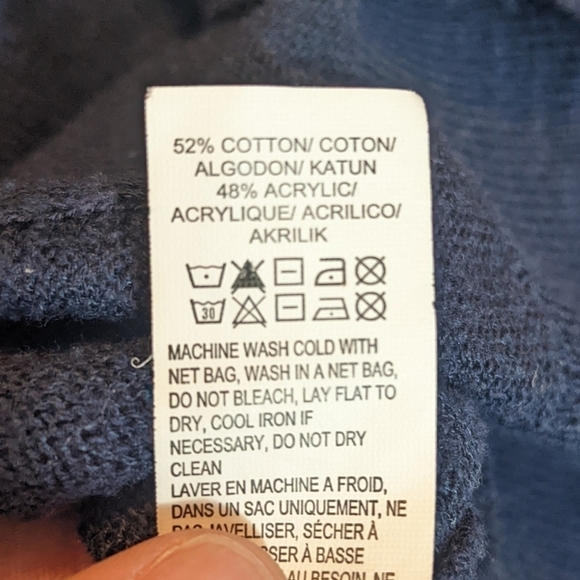 Lucky Brand Burnout Open Knit Cardigan Sz S - Picture 10 of 11